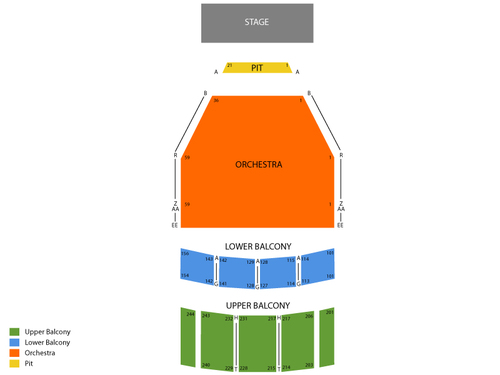 Tucson Music Hall Seating Chart