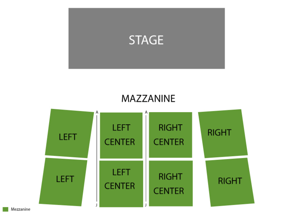Seating Chart for End Stage Seating Chart at Lupos Heartbreak Hotel