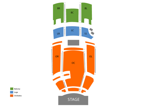Balboa Theatre Seating Chart