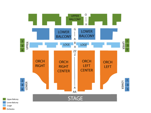 Tivoli Theatre Seating Chart