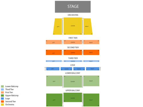 Wellmont Theatre Seating Chart