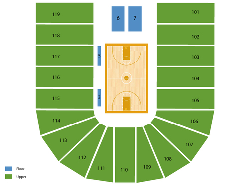Orleans Arena Seating Chart