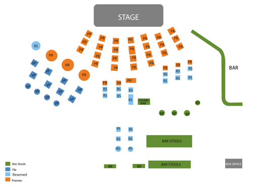 City Winery Seating Chart