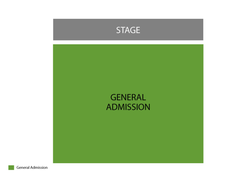 Seating Chart for General Admission Seating Chart at The Fillmore Charlotte
