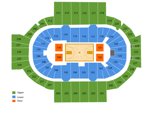 XL Center Seating Chart