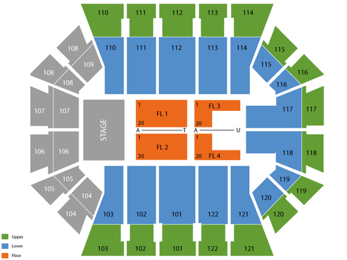 BankUnited Center Seating Chart