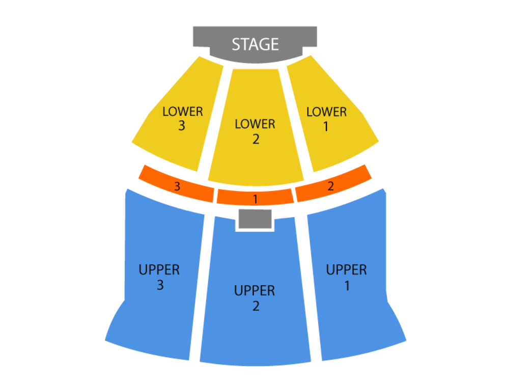 Seating Chart for Full House Seating Chart at Caesars Atlantic City
