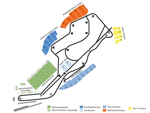 Infineon Raceway Seating Chart