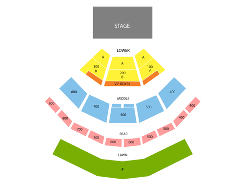 Comcast Theatre Seating Chart