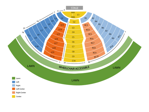 Venue Seating Chart
