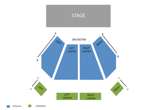 Robin Williams Venue Map