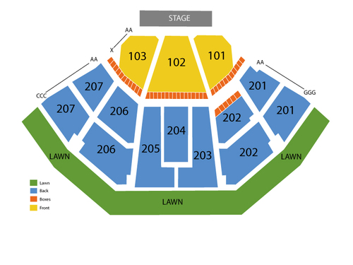 Venue Seating Chart