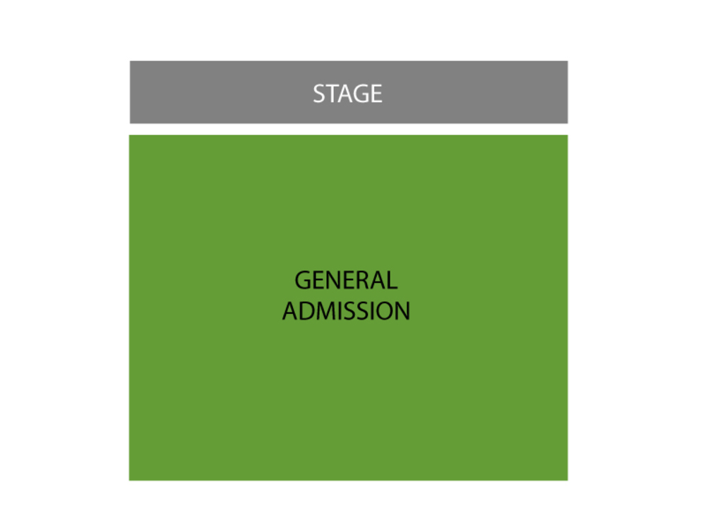 Seating Chart for General Admission Seating Chart at Aragon Ballroom