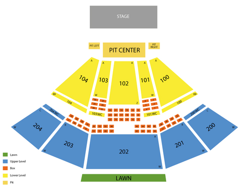 Venue Seating Chart
