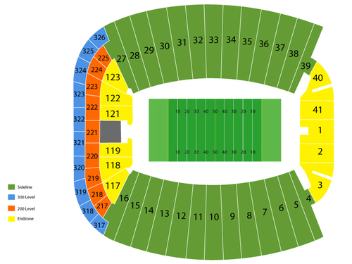 Doak Campbell Stadium Seating Chart