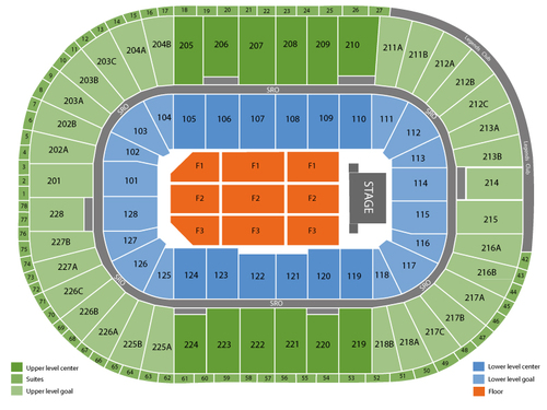 Joe Louis Arena Seating Chart