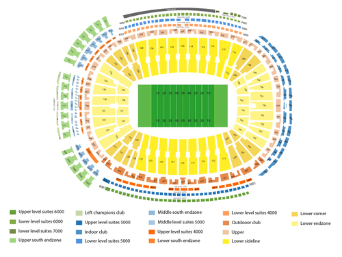 Lambeau Field Seating Chart