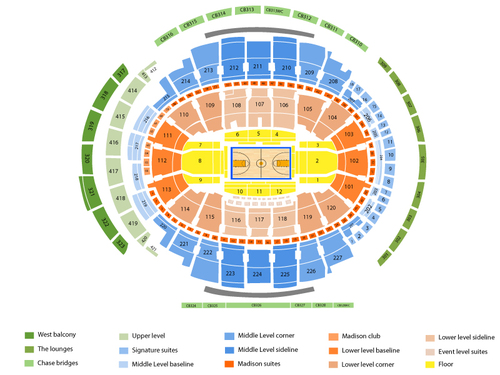 Madison Square Garden Seating Chart