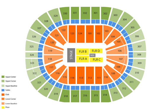 New Orleans Arena Seating Chart