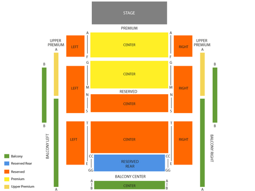 Penns Peak Seating Chart