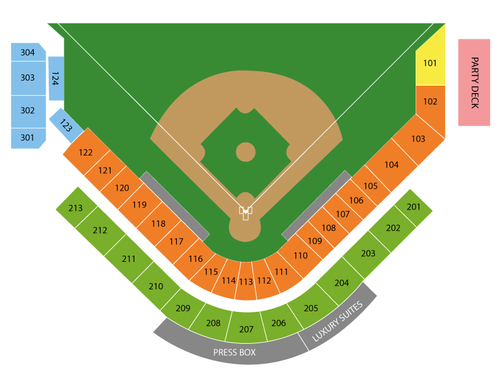 Roger Dean Stadium Seating Chart