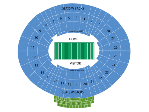 Rose Bowl Seating Chart