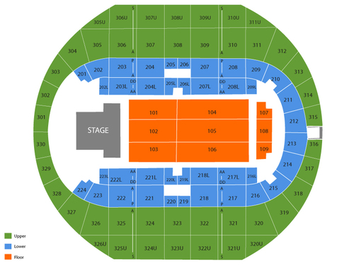 Von Braun Center Arena Seating Chart