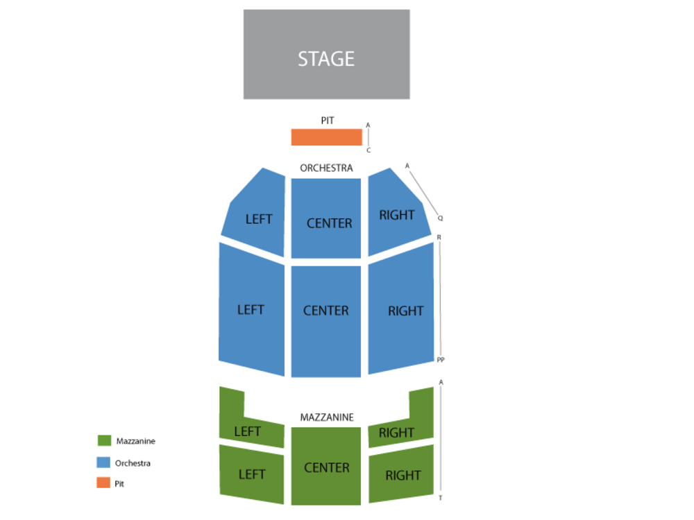 Seating Chart for Full House Seating Chart at Fillmore Miami Beach at Jackie Gleason Theater