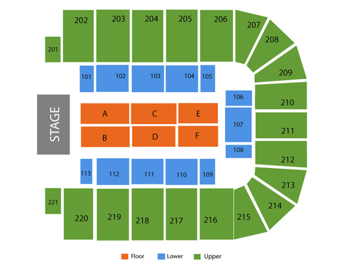 BancorpSouth Arena Seating Chart
