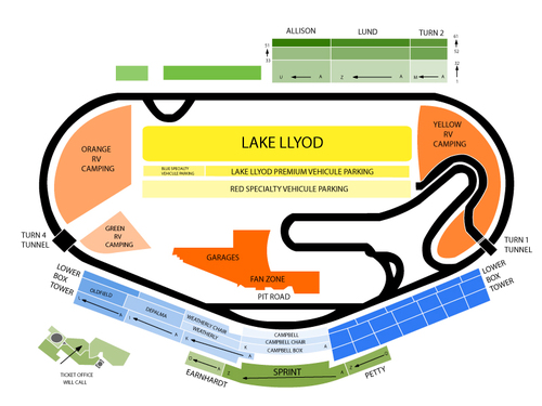 Daytona International Speedway Seating Chart