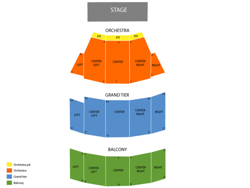 Selena Auditorium Seating Chart