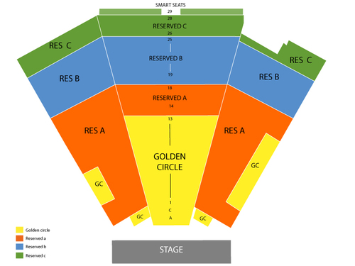 Van Wezel Performing Arts Center Seating Chart