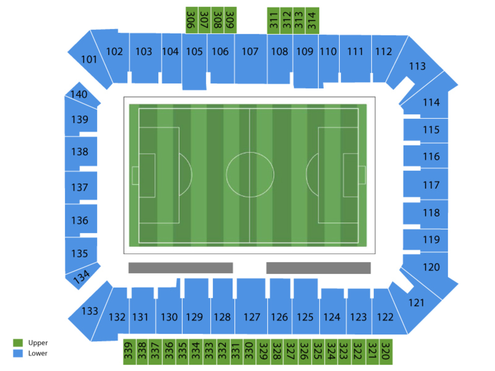 Subaru Park seating map